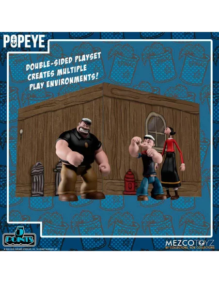 es::Popeye Figuras 5 Points Deluxe Box Set 9 cm