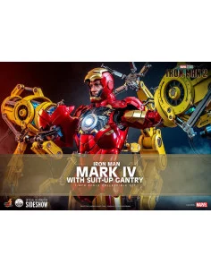 es::Iron Man 2 Figura 1/4 Iron Man Mark IV with Suit-Up Gantry Hot Toys 49 cm 2