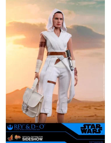 es::Star Wars Episode IX Pack de 2 Figuras 1/6 Rey & D-O Hot Toys 28 cm