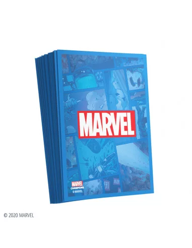es::Marvel Champions Sleeves Marvel Blue