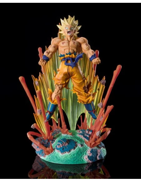 es::Dragon Ball Z Estatua PVC FiguartsZERO Extra Battle Super Saiyan Son Goku -Are You Talking About Krillin?!!!!!- 27 cm