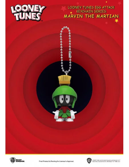 es::Looney Tunes Llavero Mini Egg Attack Marvin the Martian 4 cm