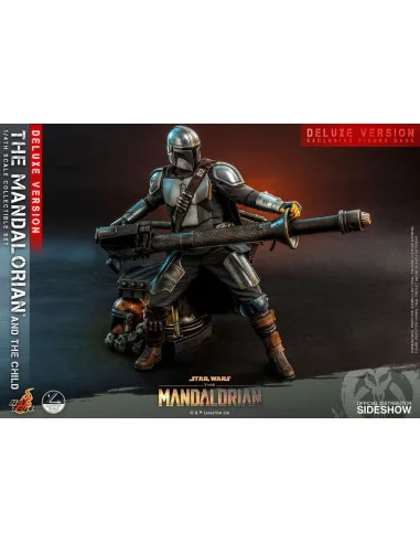 es::Star Wars The Mandalorian Pack de 2 Figuras 1/4 The Mandalorian & The Child Deluxe Hot Toys 46 cm
