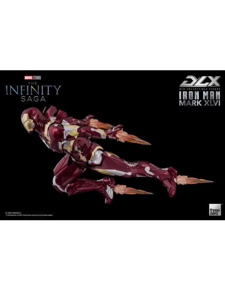 es::Infinity Saga Figura 1/12 DLX Iron Man Mark 46 17 cm