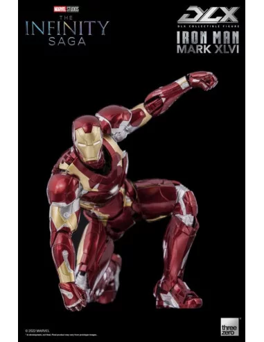 es::Infinity Saga Figura 1/12 DLX Iron Man Mark 46 17 cm