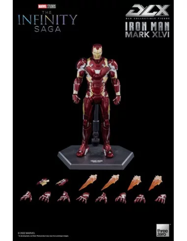 es::Infinity Saga Figura 1/12 DLX Iron Man Mark 46 17 cm
