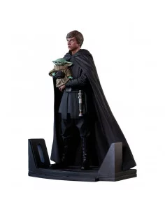 es::Star Wars The Mandalorian Estatua Premier Collection 1/7 Luke Skywalker & Grogu 25 cm