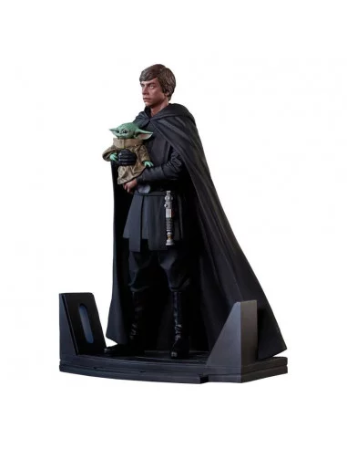 es::Star Wars The Mandalorian Estatua Premier Collection 1/7 Luke Skywalker & Grogu 25 cm