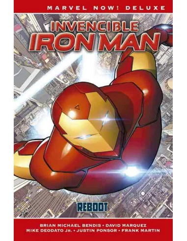 es::Invencible Iron Man 01. Reboot Cómic Marvel Now! Deluxe