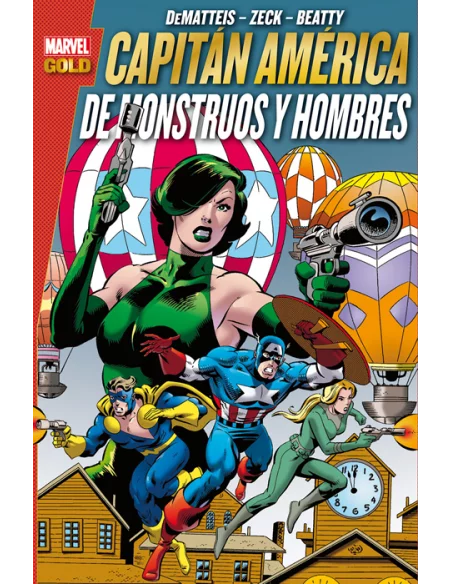 es::Capitán America: De monstruos y hombres Cómic Marvel Gold