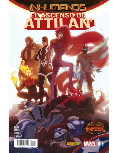es::Inhumanos 15. El ascenso de Attilan 1 - Secret Wars