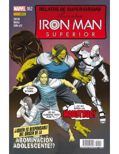 es::Iron Man Superior 52. ¿¡Quién es responsable del origen de la Abominación Adolescente!?