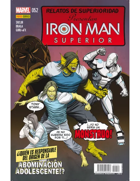 es::Iron Man Superior 52. ¿¡Quién es responsable del origen de la Abominación Adolescente!?
