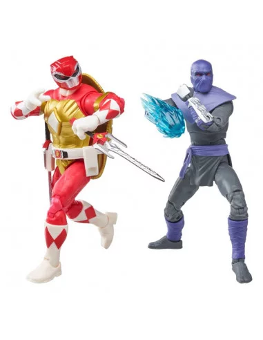 es::Power Rangers x TMNT Lightning Collection Figuras 2022 Foot Soldier Tommy & Morphed Raphael