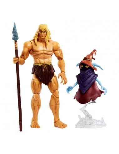 es::Masters of the Universe: Revelation Masterverse Figuras 2022 Deluxe Savage He-Man & Orko 18 cm