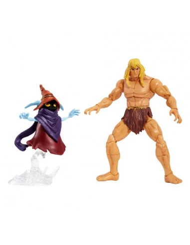 es::Masters of the Universe: Revelation Masterverse Figuras 2022 Deluxe Savage He-Man & Orko 18 cm