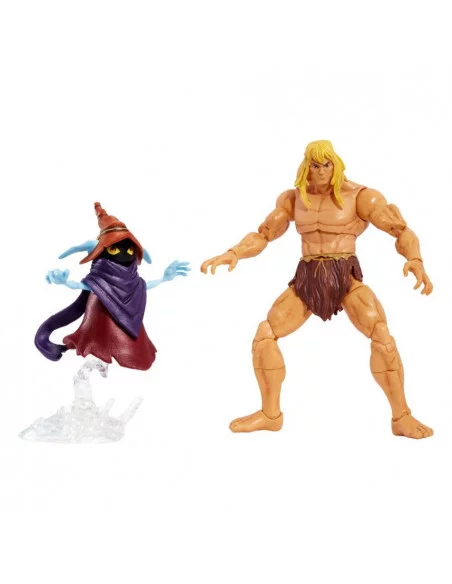 es::Masters of the Universe: Revelation Masterverse Figuras 2022 Deluxe Savage He-Man & Orko 18 cm