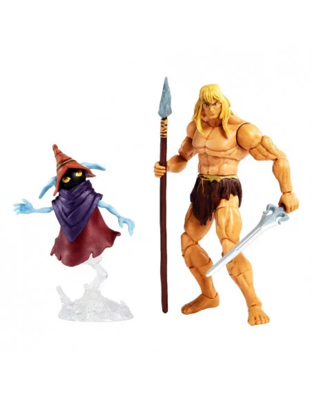 es::Masters of the Universe: Revelation Masterverse Figuras 2022 Deluxe Savage He-Man & Orko 18 cm