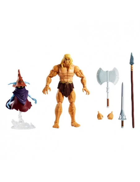 es::Masters of the Universe: Revelation Masterverse Figuras 2022 Deluxe Savage He-Man & Orko 18 cm