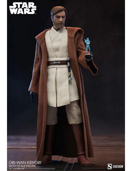 es::Star Wars The Clone Wars Figura 1/6 Obi-Wan Kenobi Sideshow 30 cm