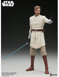 es::Star Wars The Clone Wars Figura 1/6 Obi-Wan Kenobi Sideshow 30 cm 2