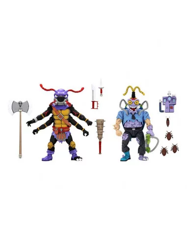 es::Tortugas Ninja Pack de 2 Figuras Antrax & Scumbug 18 cm
