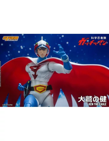 es::Gatchaman Figura 1/12 Ken the Eagle 18 cm