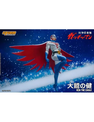 es::Gatchaman Figura 1/12 Ken the Eagle 18 cm
