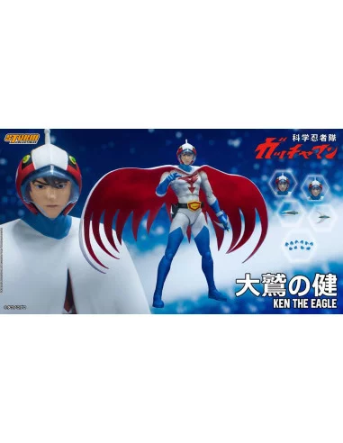 es::Gatchaman Figura 1/12 Ken the Eagle 18 cm