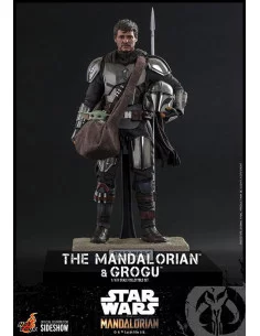 es::Star Wars The Mandalorian Pack de 2 Figuras 1/6 The Mandalorian & Grogu Hot Toys 30 cm