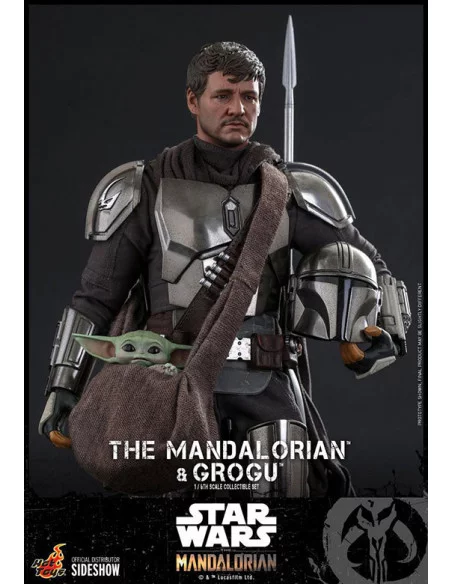 es::Star Wars The Mandalorian Pack de 2 Figuras 1/6 The Mandalorian & Grogu Hot Toys 30 cm