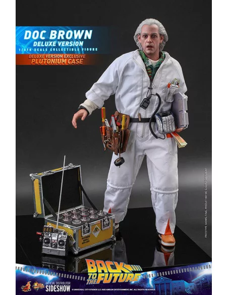 es::Regreso al futuro Figura 1/6 Doc Brown Deluxe Version Hot Toys 30 cm