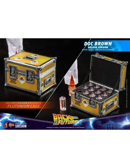 es::Regreso al futuro Figura 1/6 Doc Brown Deluxe Version Hot Toys 30 cm