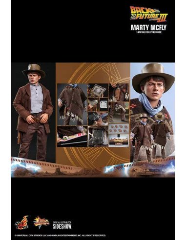 es::Regreso al futuro III Figura 1/6 Marty McFly Hot Toys 28 cm