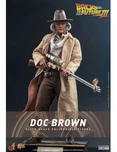 es::Regreso al futuro III Figura 1/6 Doc Brown Hot Toys 32 cm