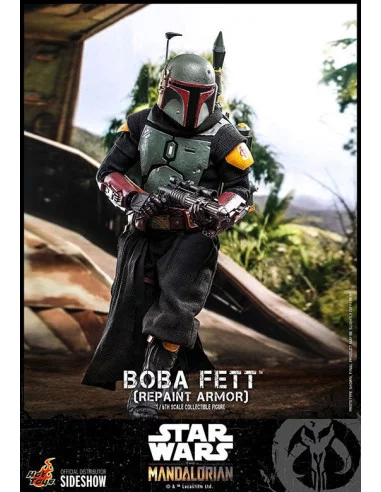 es::Star Wars The Mandalorian Figura 1/6 Boba Fett Repaint Armor Hot Toys