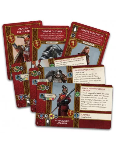 es::Canción de hielo y fuego. El juego de miniaturas - Pack de facción Lannister