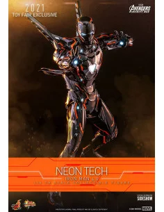 es::Vengadores: Infinity War Figura 1/6 Iron ManNeon Tech 4.0 2021 Toy Fair Hot Toys Exclusive 32 cm