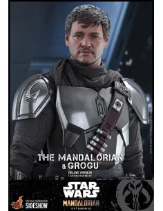 es::Star Wars The Mandalorian Figuras 1/6 The Mandalorian & Grogu Deluxe Version Hot Toys 30 cm 2