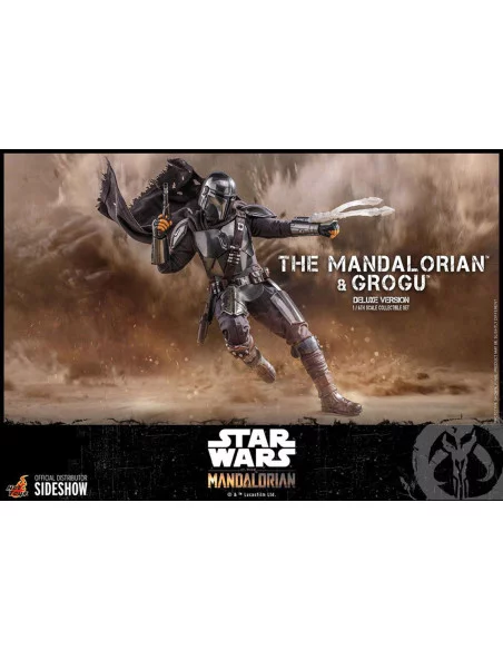 es::Star Wars The Mandalorian Figuras 1/6 The Mandalorian & Grogu Deluxe Version Hot Toys 30 cm