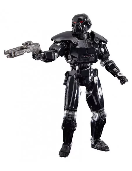 es::Star Wars The Mandalorian Black Series Figura Deluxe 2022 Dark Trooper 15 cm
