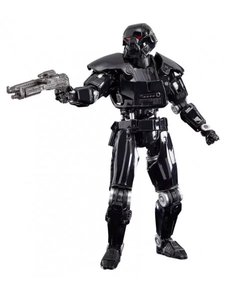 es::Star Wars The Mandalorian Black Series Figura Deluxe 2022 Dark Trooper 15 cm
