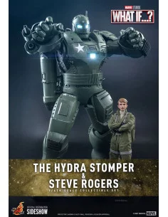 es::What If...? Figura 1/6 Steve Rogers & The Hydra Stomper Hot Toys 28 - 56 cm