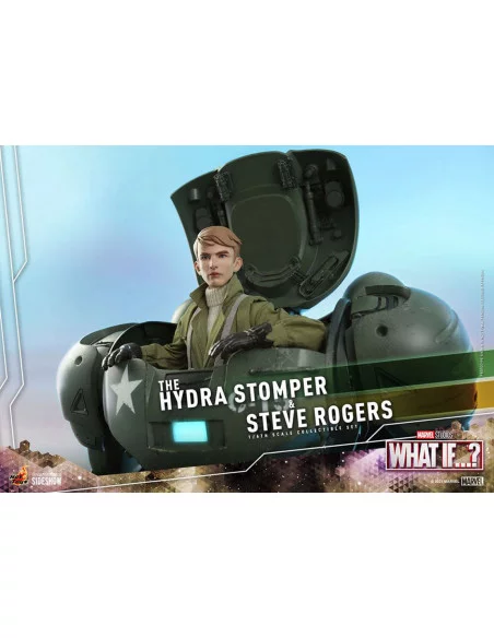 es::What If...? Figura 1/6 Steve Rogers & The Hydra Stomper Hot Toys 28 - 56 cm