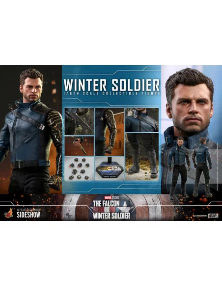es::The Falcon and The Winter Soldier Figura Winter Soldier Hot Toys 30 cm