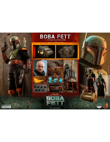 es::Star Wars: The Book of Boba Fett Figura 1/4 Boba Fett Deluxe Version Hot Toys 45 cm