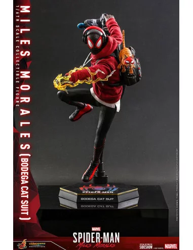 es::Spider-Man: Miles Morales Figura 1/6 Miles Morales Bodega Cat Suit Hot Toys 29 cm