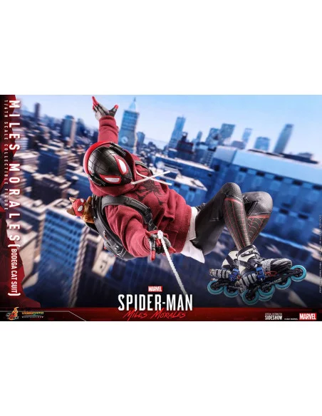 es::Spider-Man: Miles Morales Figura 1/6 Miles Morales Bodega Cat Suit Hot Toys 29 cm