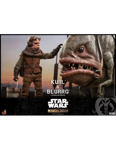 es::Star Wars The Mandalorian Pack 1/6 Kuiil y Blurrg 37 cm