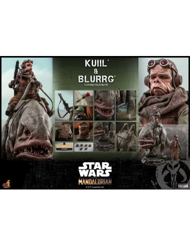 es::Star Wars The Mandalorian Pack 1/6 Kuiil y Blurrg 37 cm